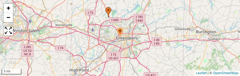 Related schools map