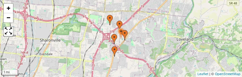 Related schools map