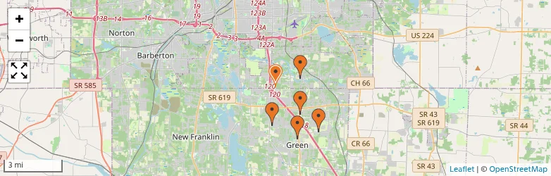 Related schools map