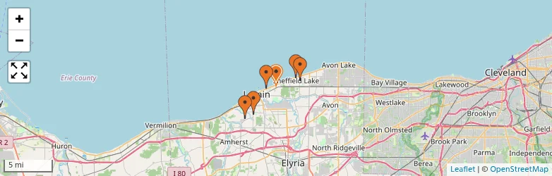 Related schools map