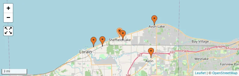 Related schools map