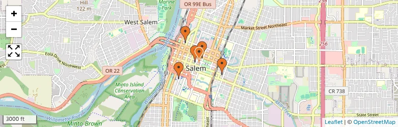 Related schools map