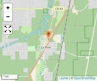 Map of Coic - La Pine