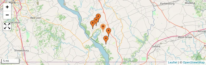 Related schools map