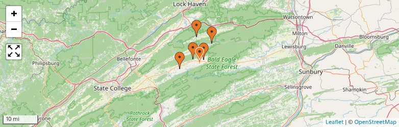 Related schools map