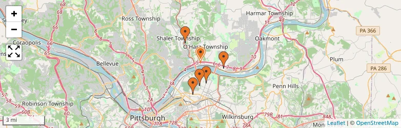 Related schools map