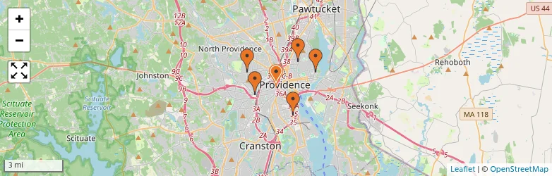 Related schools map
