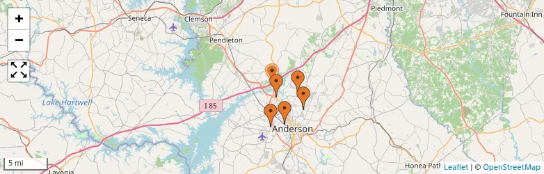 Related schools map
