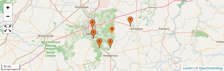 Related schools map