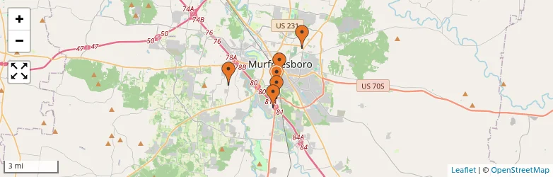 Related schools map