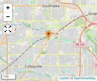 Map of Creme De La Creme- Colleyville