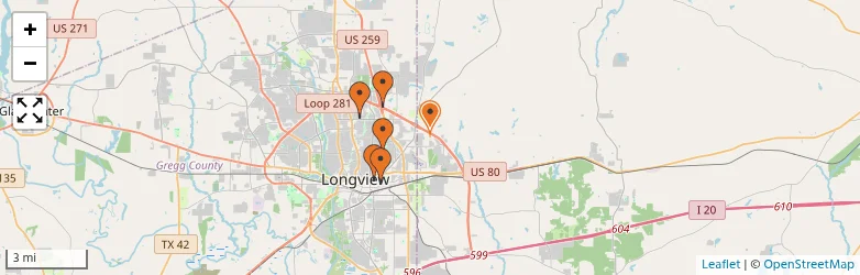 Related schools map
