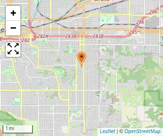 Map of All Saints Catholic School Spokane