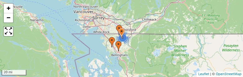 Related schools map