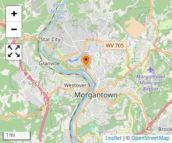 Map of Morgantown Montessori
