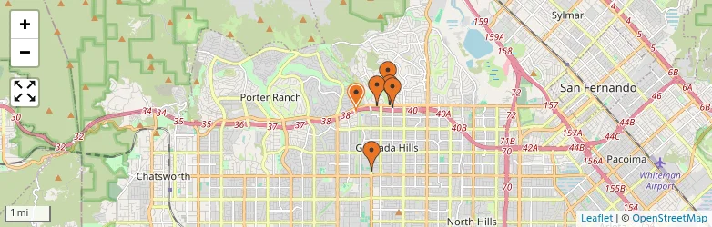 Related schools map
