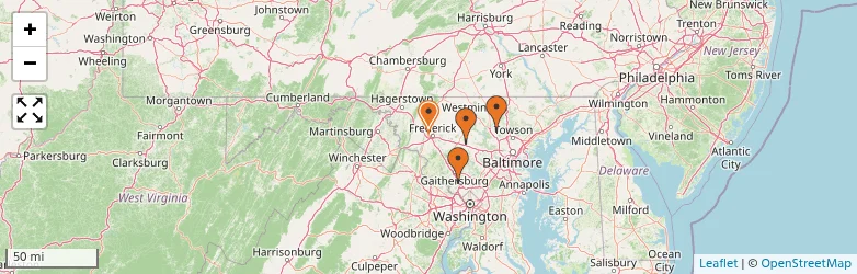 Related schools map