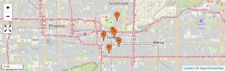 Related schools map