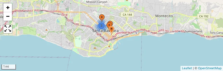 Related schools map