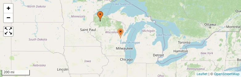 Related schools map