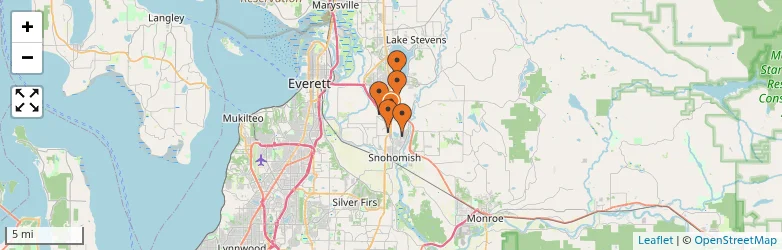 Related schools map
