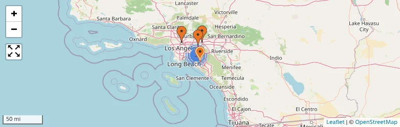 Related schools map