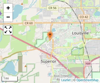 Map of Fusion Academy Boulder County