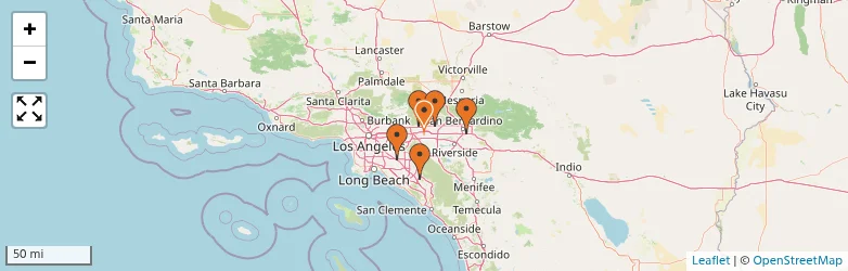 Related schools map