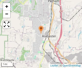 Map of First Baptist Church Of Alabaster