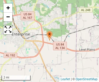 Map of Enterprise Christian Academy And Little Warriors Preschool