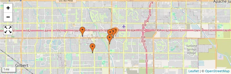 Related schools map
