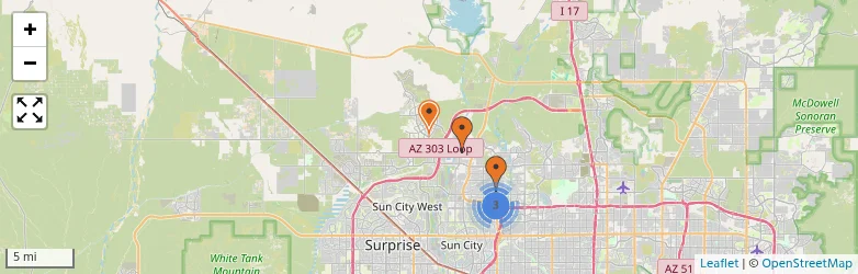 Related schools map