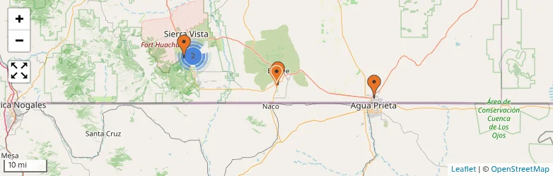 Related schools map