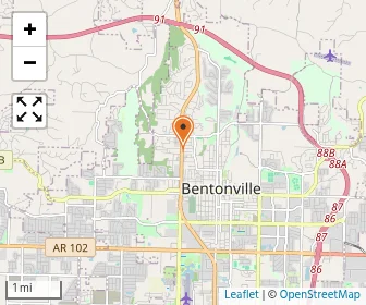 Map of Bentonville Christian Academy