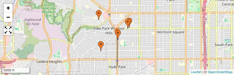 Related schools map