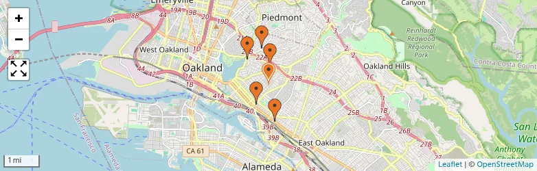 Related schools map