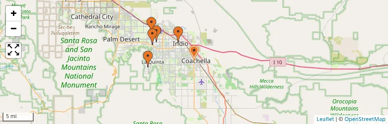 Related schools map