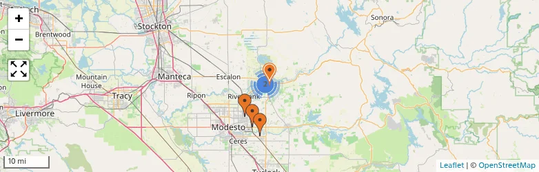 Related schools map