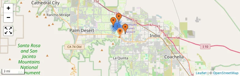Related schools map
