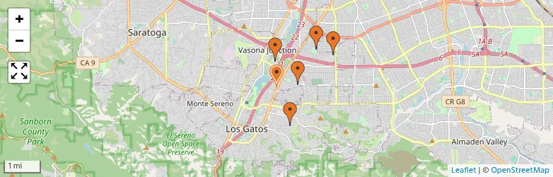 Related schools map