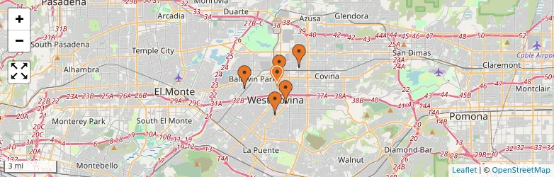 Related schools map