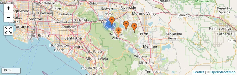 Related schools map
