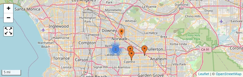 Related schools map
