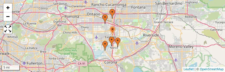 Related schools map