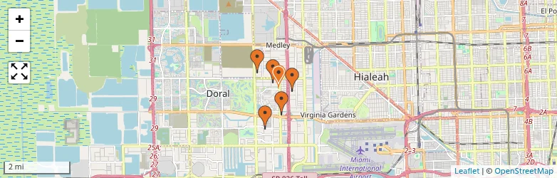 Related schools map