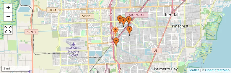 Related schools map