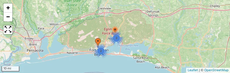 Related schools map