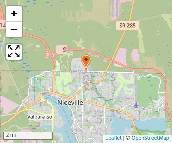 Map of Emerald Coast Autism Center
