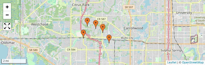 Related schools map
