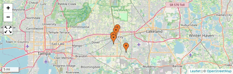 Related schools map